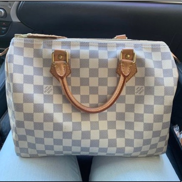 Louis Vuitton Damier Azur Speedy - Picture 3 of 7